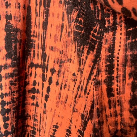 Torrid Orange Black Tie Bike Shorts 3 3X 22/24 #90 - Picture 5 of 5